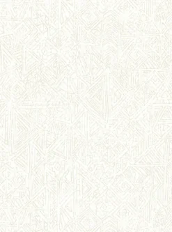 391524 Longmont White Global Geometric Wallpaper
