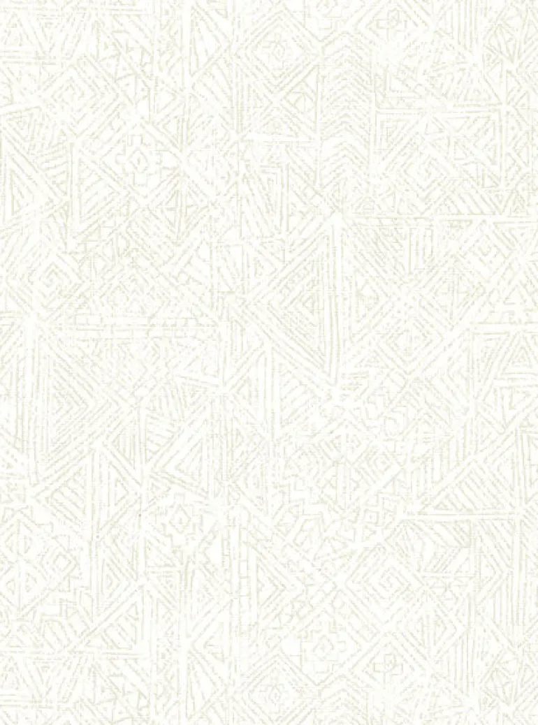 391524 Longmont White Global Geometric Wallpaper