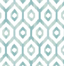 2744-24142 Lucia Teal Diamond Wallpaper