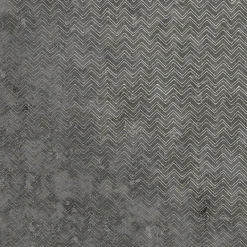 2927-00601 Luna Charcoal Distressed Chevron Wallpaper