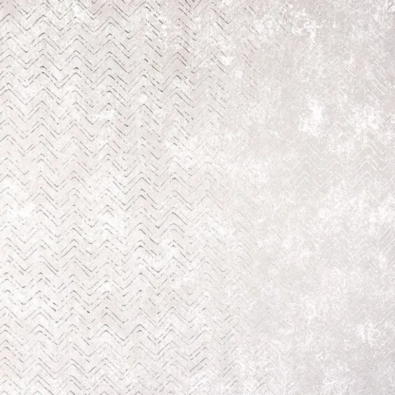 2927-00604 Luna Platinum Distressed Chevron Wallpaper