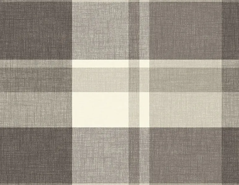 2927-81100 Madaket Charcoal Plaid Wallpaper