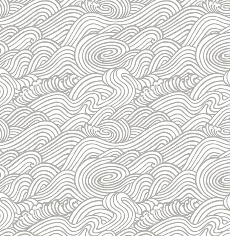 2744-24131 Mare Grey Wave Wallpaper