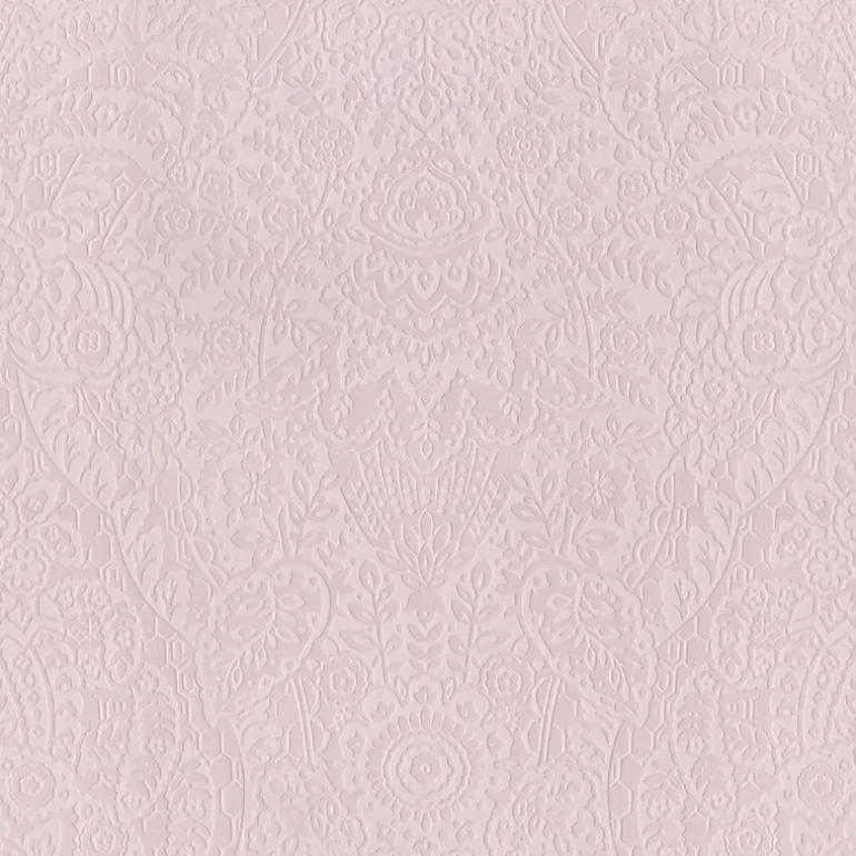 2973-87368 Maris Pink Flock Damask Wallpaper