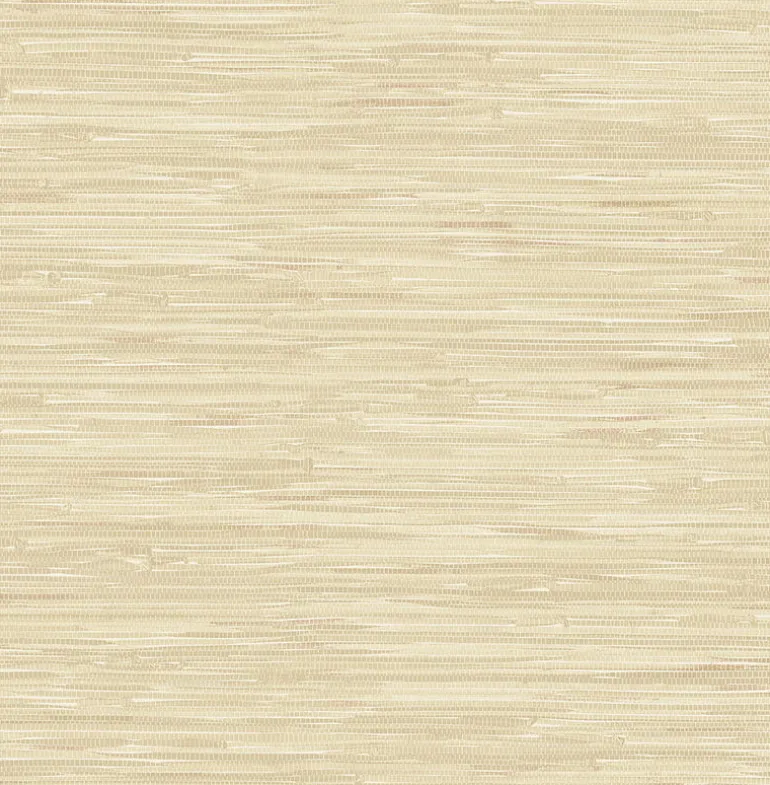 2767-22267 Maytal Light Yellow Faux Grasscloth Wallpaper