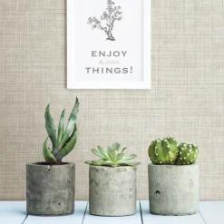 3117-24273 Mendocino Neutral Linen Wallpaper