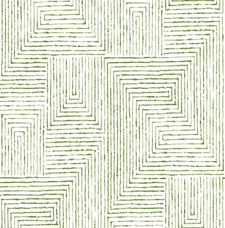 2964-25954 Merritt Green Geometric Wallpaper