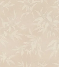 4035-409758 Minori Beige Leaves Wallpaper