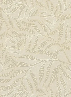 391552 Montrose Beige Leaves Wallpaper