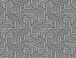 2949-60610 Nambiti Charcoal Geometric Wallpaper