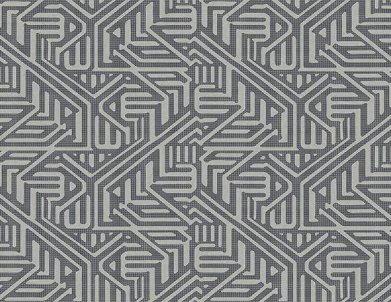 2949-60610 Nambiti Charcoal Geometric Wallpaper