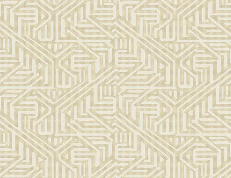 2949-60605 Nambiti Cream Geometric Wallpaper