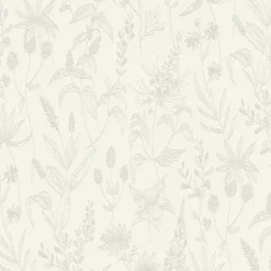 2979-37363-1 Nami White Floral Wallpaper