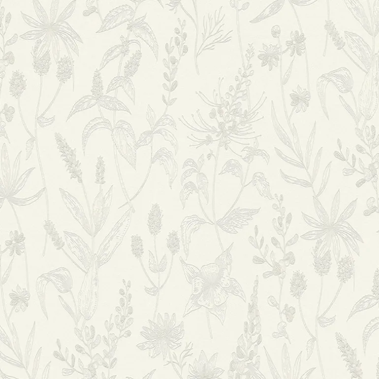2979-37363-1 Nami White Floral Wallpaper