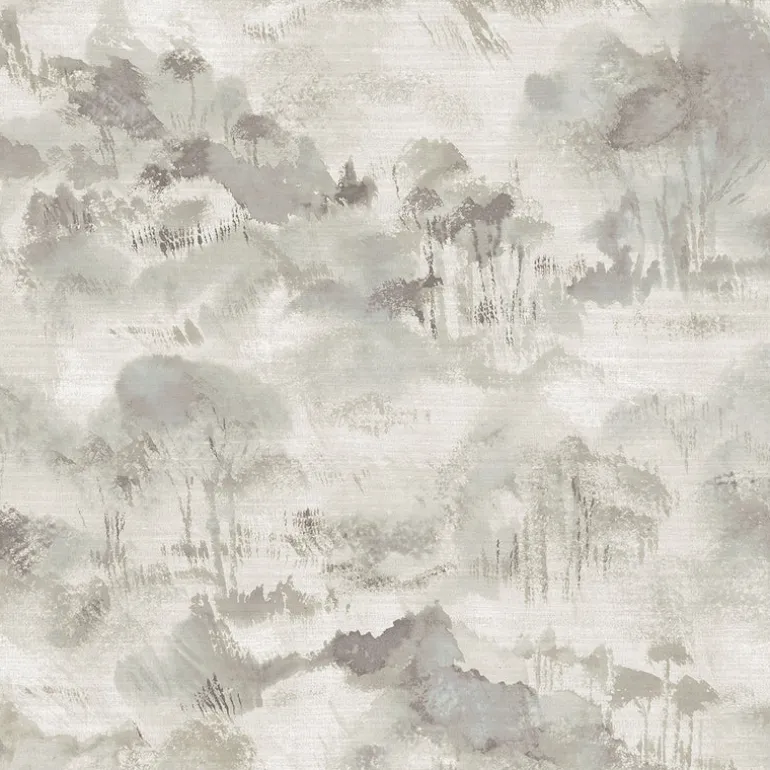 2975-87548 Nara Grey Toile Wallpaper