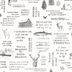 3118-01475 North Hills Black Camping Quotes Wallpaper
