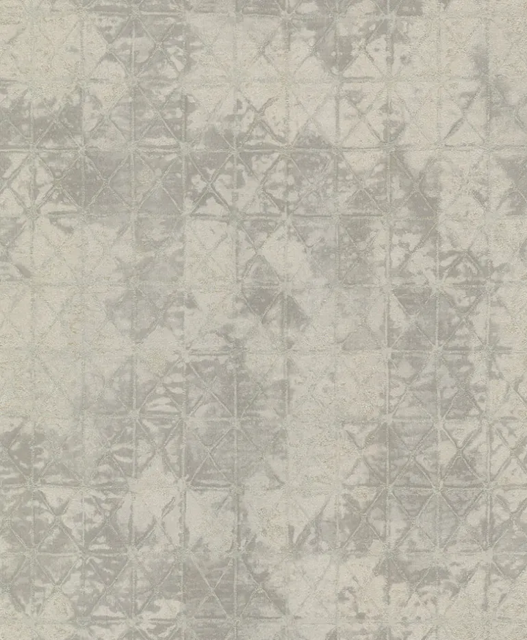 2971-86371 Odell Silver Antique Tiles Wallpaper