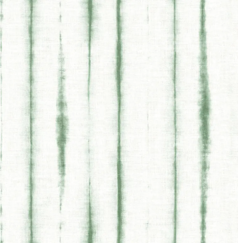 2969-26051 Orleans Green Shibori Faux Linen Wallpaper