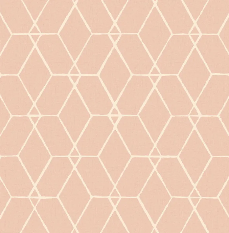 2889-25250 Osterlen Light Pink Trellis Wallpaper