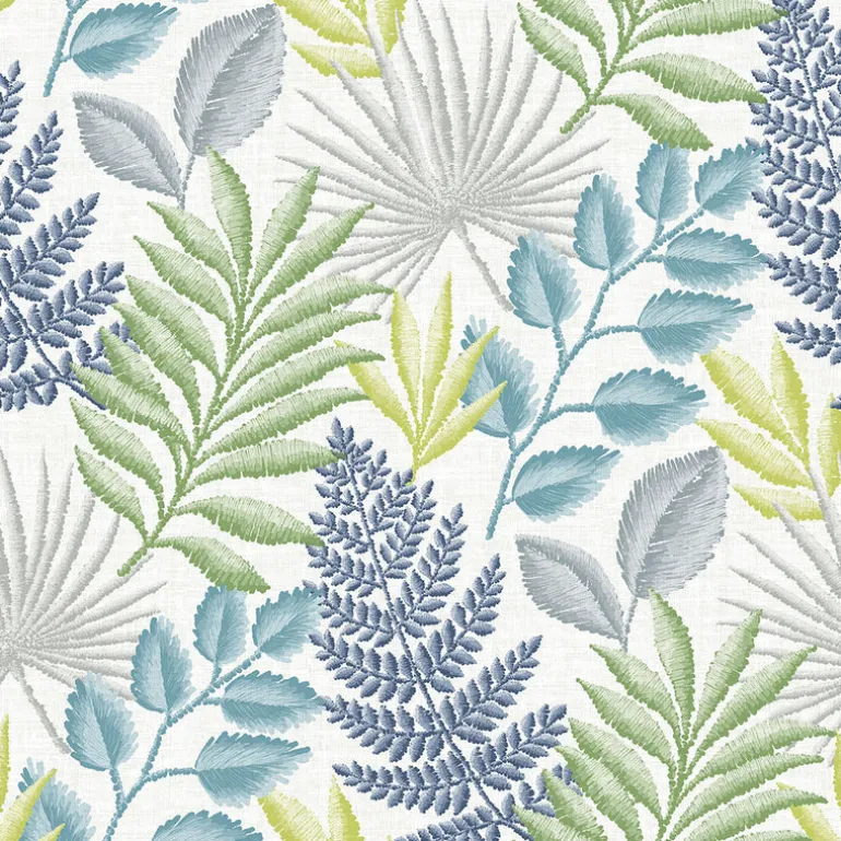 2901-87504 Palomas Multicolor Botanical Wallpaper