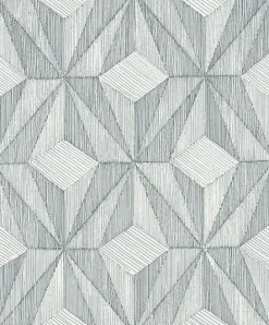 2908-87103 Paragon Slate Geometric Wallpaper