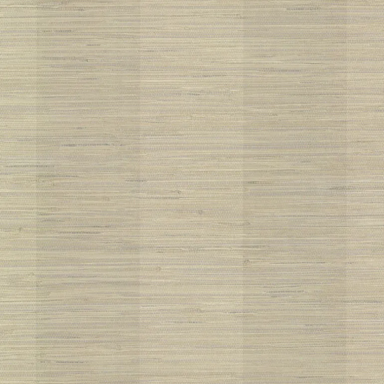 2767-256015 Pasadena Grey Grasscloth Stripe Wallpaper