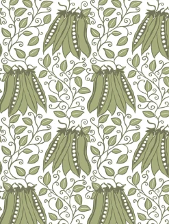 2821-25120 Peas in a Pod Olive Garden Wallpaper