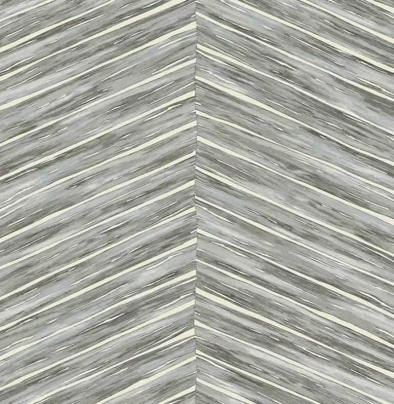 2767-23776 Pina Blue Chevron Weave Wallpaper