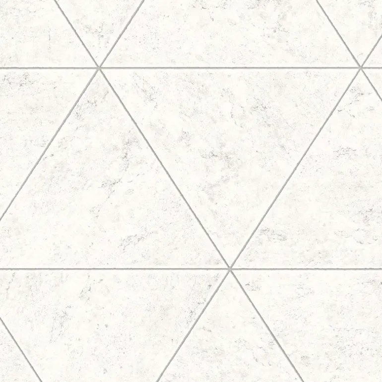 2540-24015 Polished Concrete Silver Geometric Wallpaper