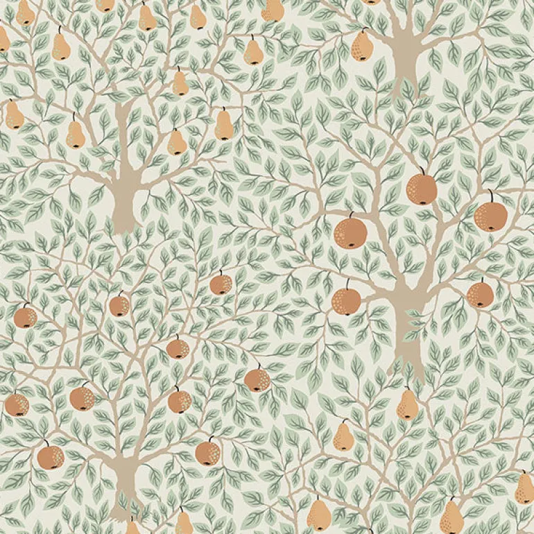 2948-33011 Pomona Multicolor Fruit Tree Wallpaper