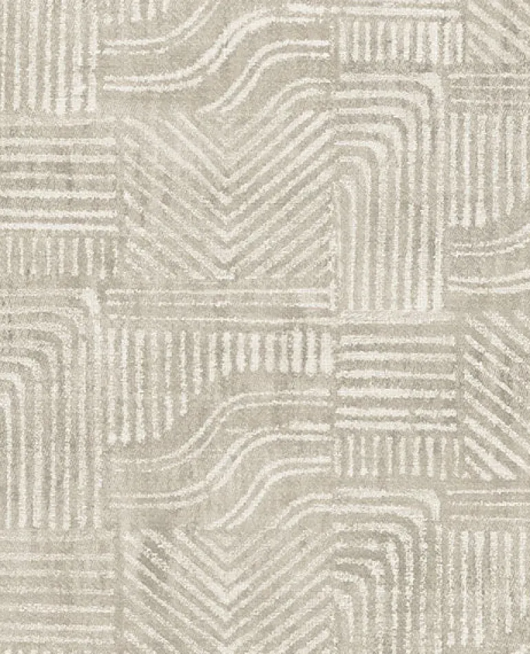 391532 Pueblo Light Grey Global Geometric Wallpaper