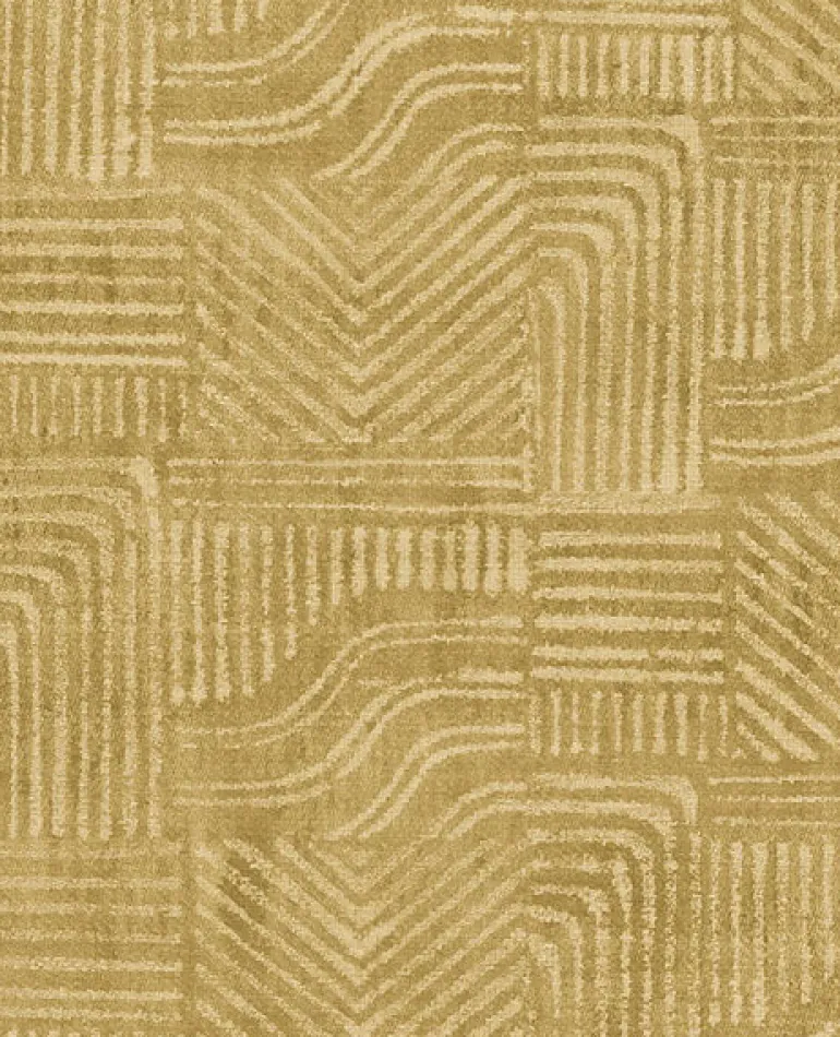 391535 Pueblo Mustard Global Geometric Wallpaper