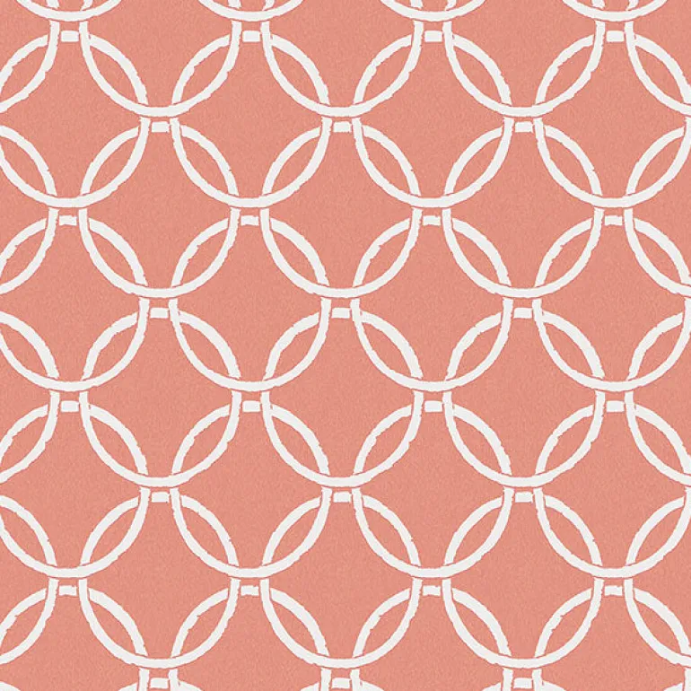 3122-11001 Quelala Coral Ring Ogee Wallpaper