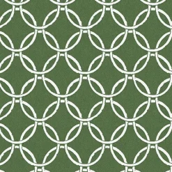 3122-11004 Quelala Green Ring Ogee Wallpaper