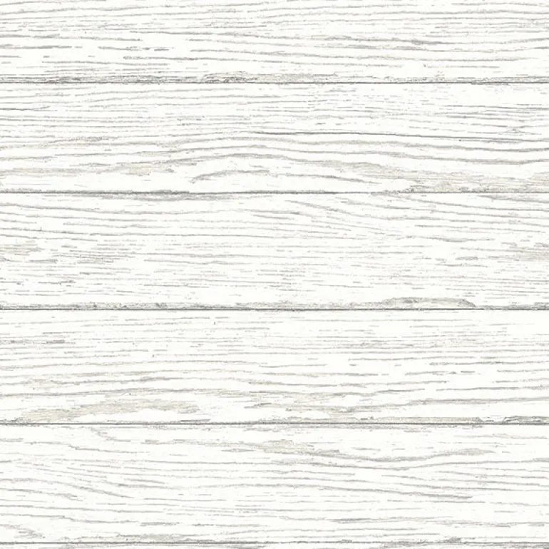 3120-13695 Rehoboth White Distressed Wood Wallpaper