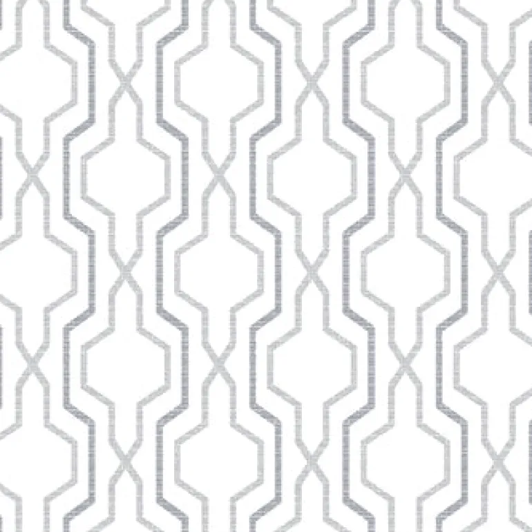 2973-90602 Rion Grey Trellis Wallpaper