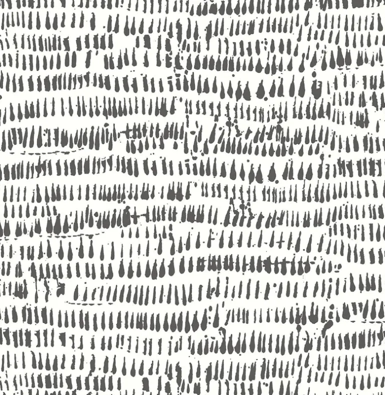 2904-24354 Runes Black Brushstrokes Wallpaper