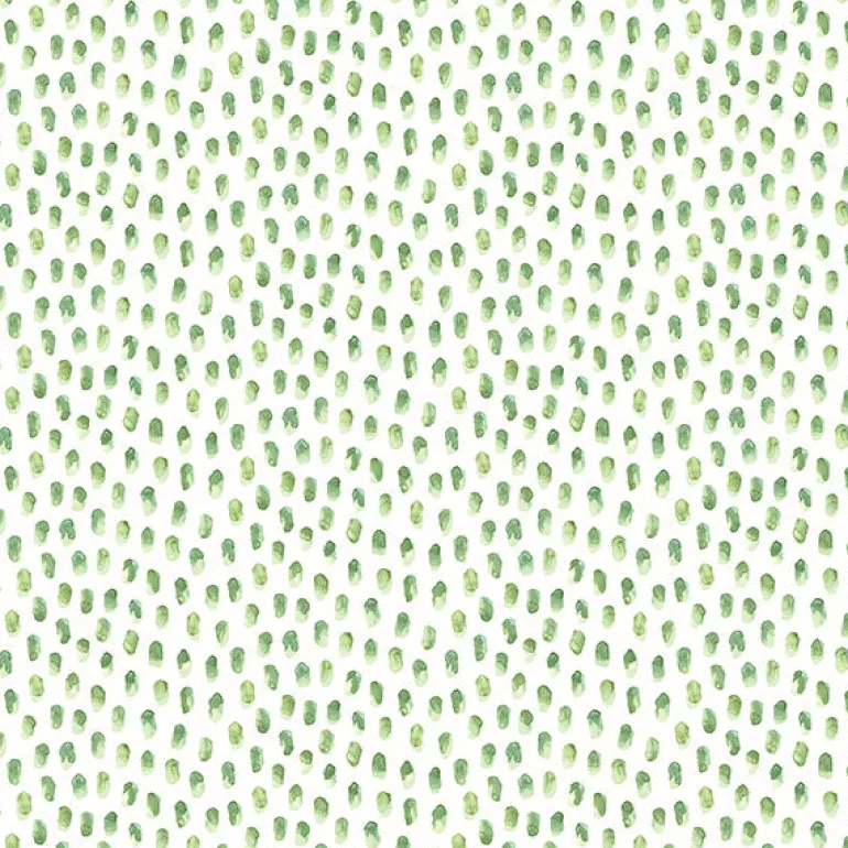 3120-13612 Sand Drips Green Painted Dots Wallpaper