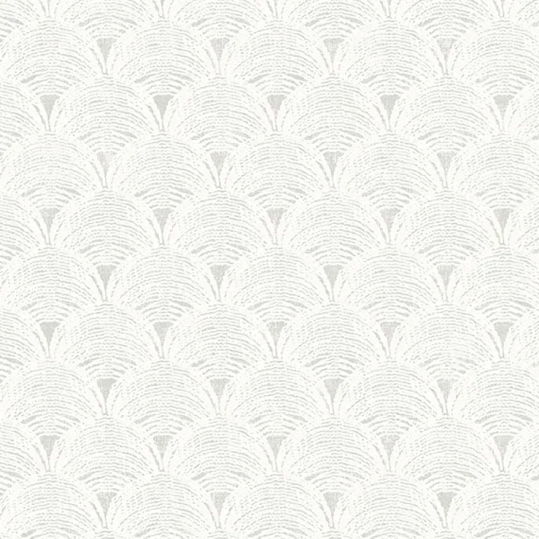 3120-13655 Santiago Grey Scalloped Wallpaper