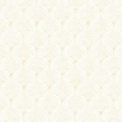 3120-13653 Santiago Yellow Scalloped Wallpaper
