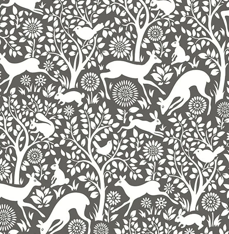 2766-22729 Seeger Brown Meadow Wallpaper