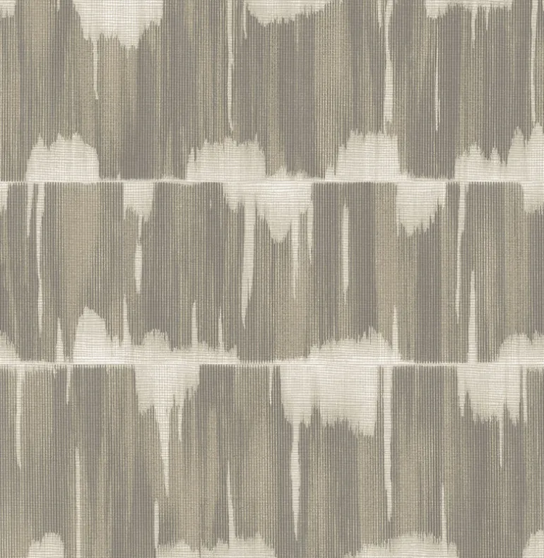 2764-24344 Serendipity Taupe Shibori Wallpaper