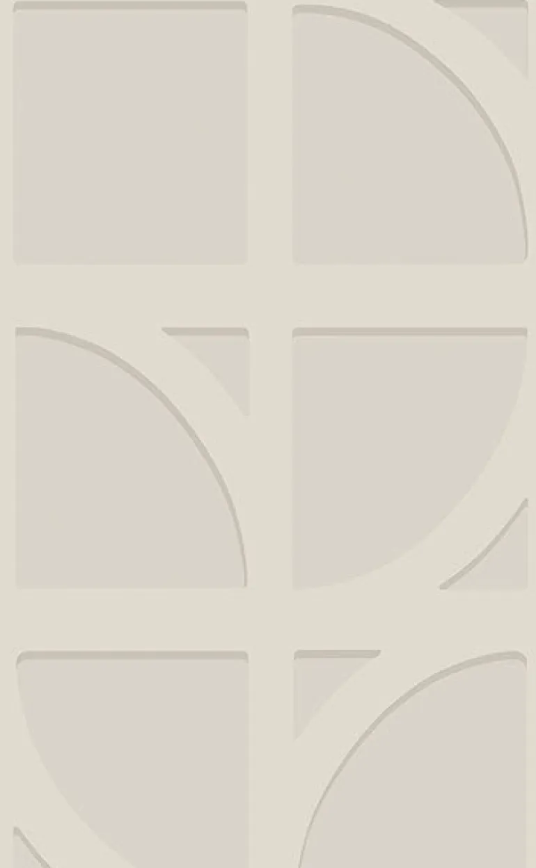 395801 Shapes Champagne Curved Trellis Wallpaper