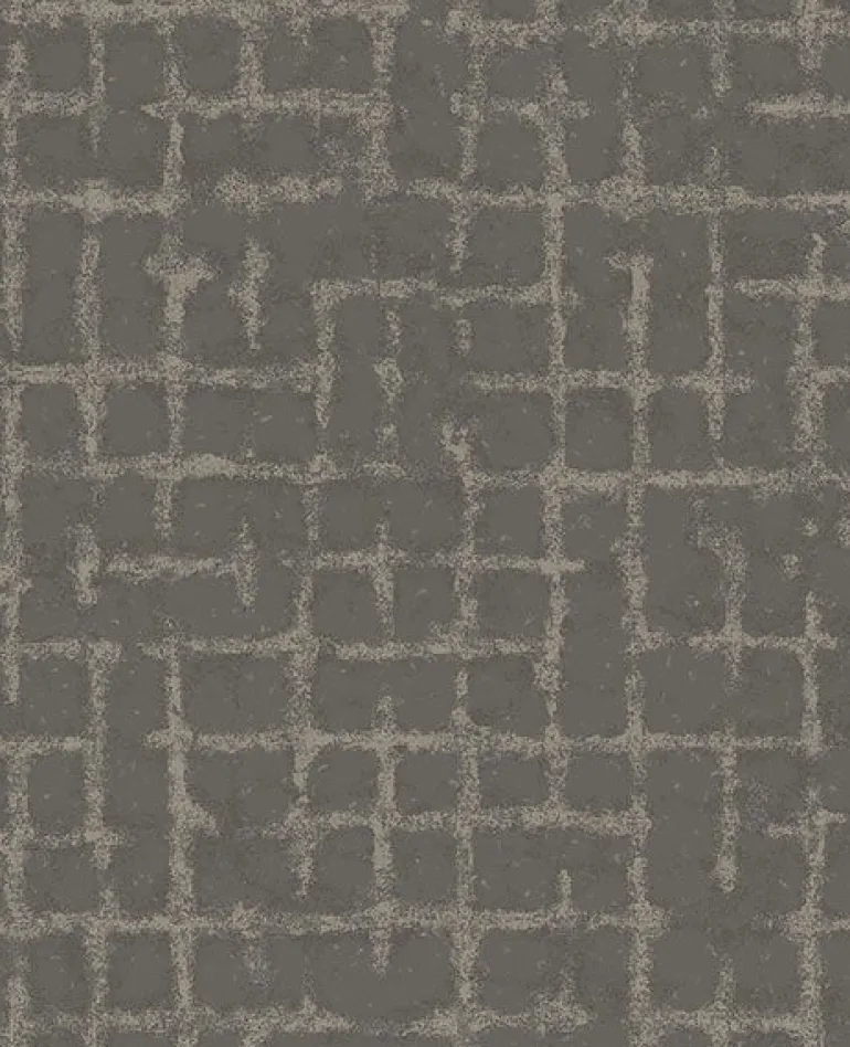 2964-87349 Shea Charcoal Distressed Geometric Wallpaper