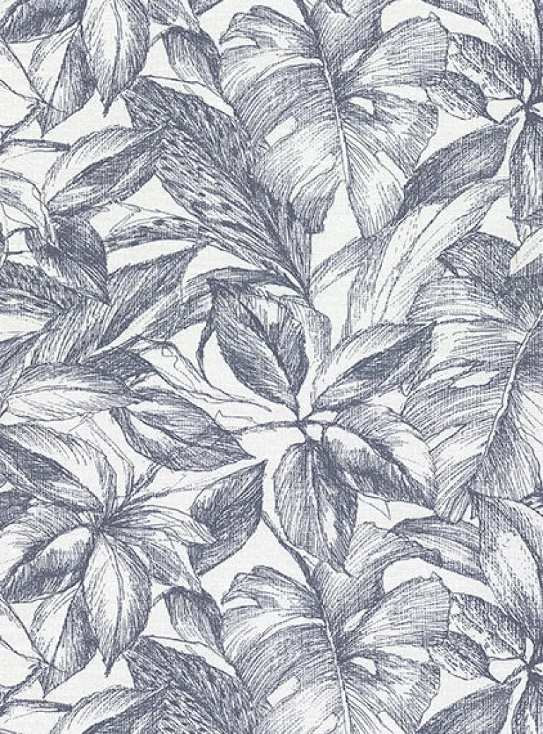 2910-2741 Simone Denim Tropical Wallpaper