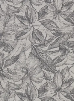2910-2743 Simone Grey Tropical Wallpaper