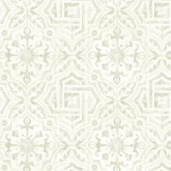 3123-12333 Sonoma Cream Spanish Tile Wallpaper