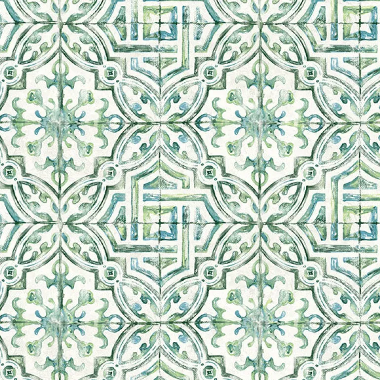 3120-12338 Sonoma Green Beach Tile Wallpaper