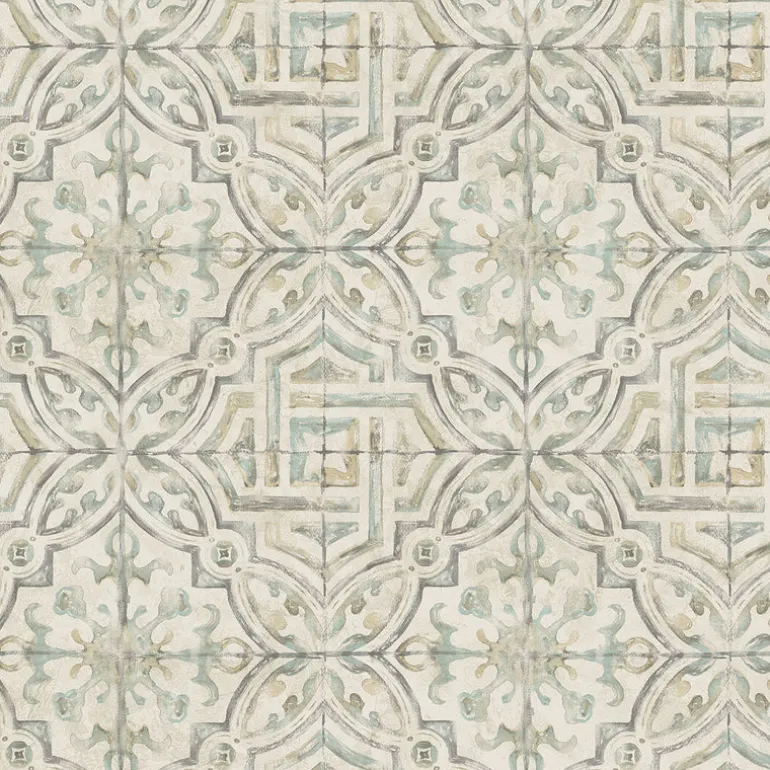 3123-12335 Sonoma Grey Spanish Tile Wallpaper