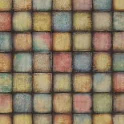 2766-24080 Soucy Multicolor Tiles Wallpaper